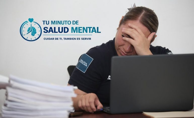 Policía Auxiliar de Michoacán lanza estrategia «Tu Minuto de Salud Mental»