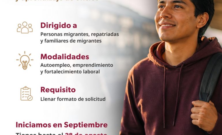 Semigrante ofrece becas completas para aprender oficios en Icatmi