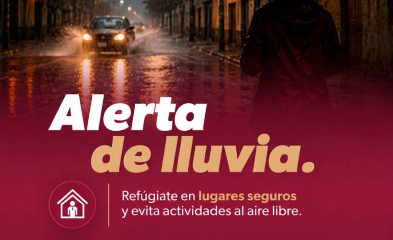 Segob llama a reforzar medidas de prevención ante lluvias