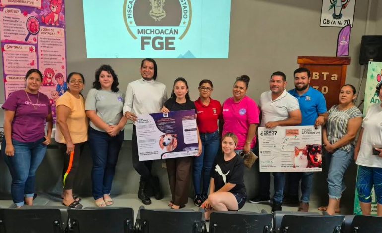 FGE capacita a autoridades de Tepalcatepec para fortalecer atención de delitos contra los animales