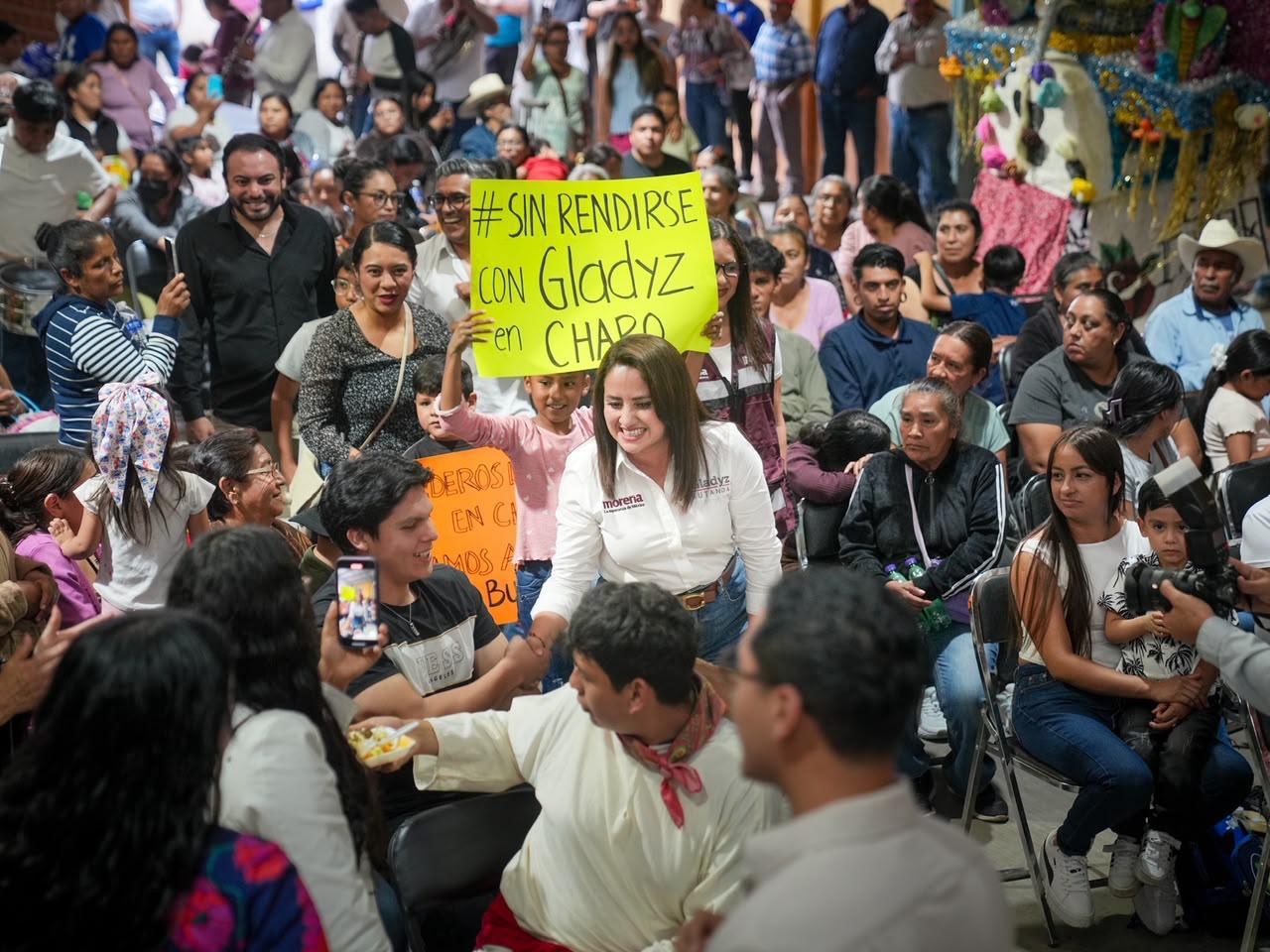 Asambleas informativas consolidan la fuerza de Morena en Michoacán: Gladyz Butanda