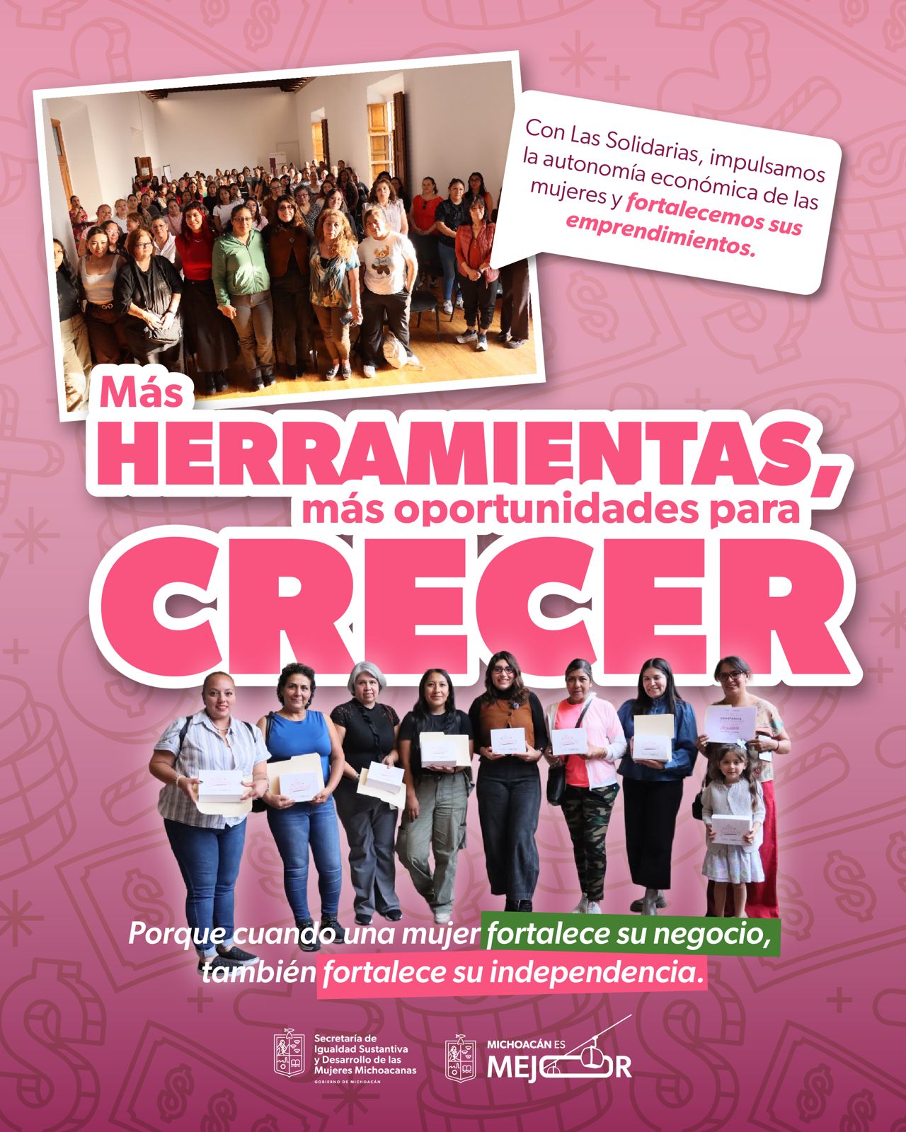 Lanza Seimujer convocatoria para que emprendedoras de Morelia reciban terminales electrónicas gratuitas