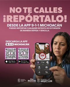 La app 911 Michoacán es tu mejor aliada ante cualquier riesgo