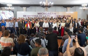 Da Morón muestra de poder; destaca haber fortalecido a la 4T en Michoacán