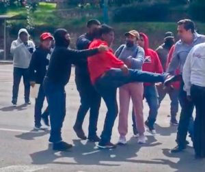 Gobierno de Michoacán condena agresión contra director de Gobernación durante manifestación de comuneros de Arantepacua