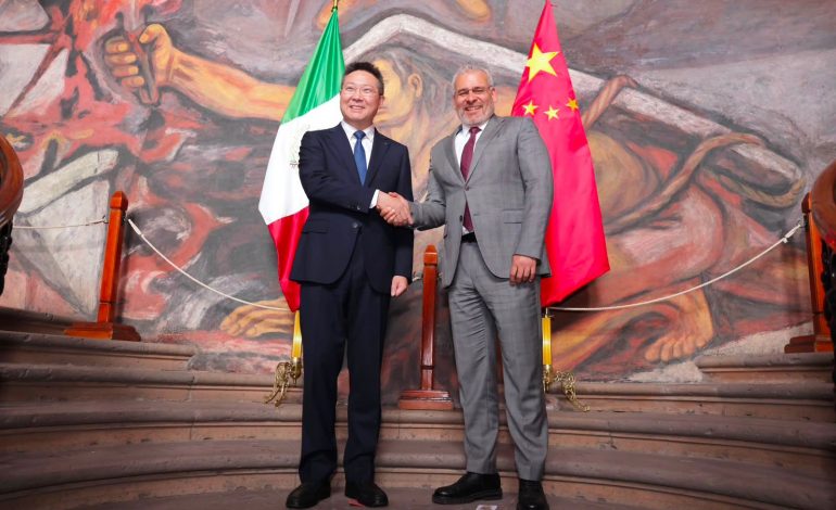 Michoacán y China consolidan alianza estratégica de inversión y comercio: Bedolla.