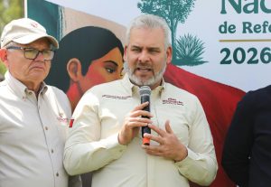 Más de 10 mil michoacanos se suman a la Jornada Nacional de Reforestación: Bedolla.