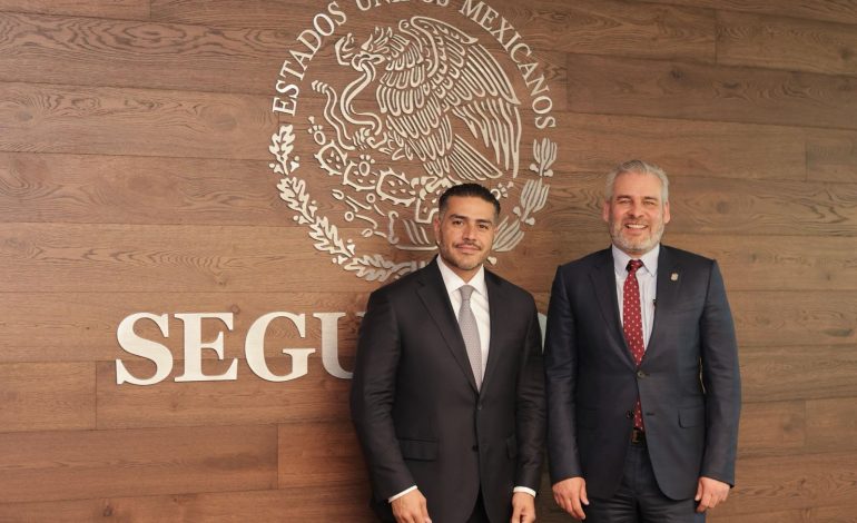 Bedolla se reunirá con Harfuch para dar continuidad al plan de seguridad y exportación de aguacate.