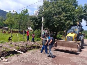 Despliega Gobierno de Hidalgo operativo de apoyo a familias afectadas por tromba en El Porvenir.