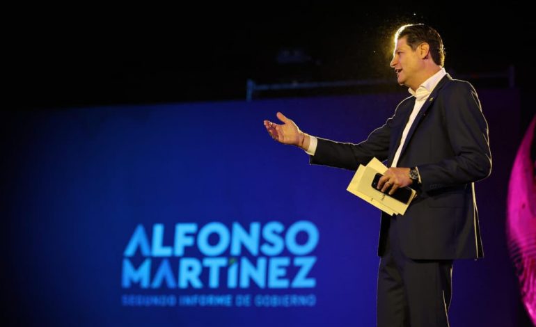 Presenta Alfonso Martínez Alcázar su II Informe de Gobierno.