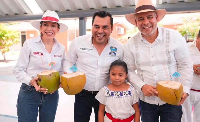 Aquila fortalece su infraestructura educativa; suman 50 escuelas atendidas y mejoradas: Bedolla