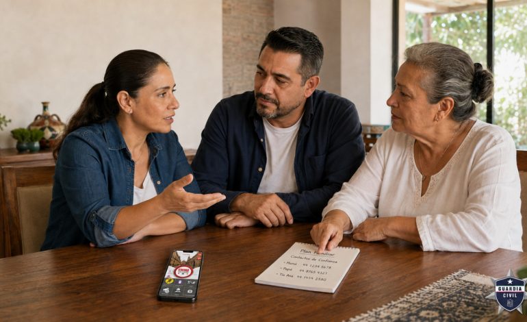 Conversa con tus seres queridos sobre cómo actuar ante una posible extorsión.