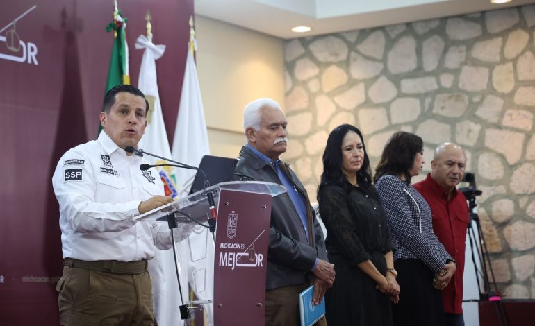Michoacán supera la media nacional en policías por habitante.
