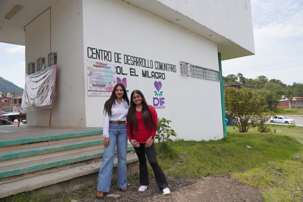 DIF Michoacán impulsa infraestructura y cohesión social en Uruapan.