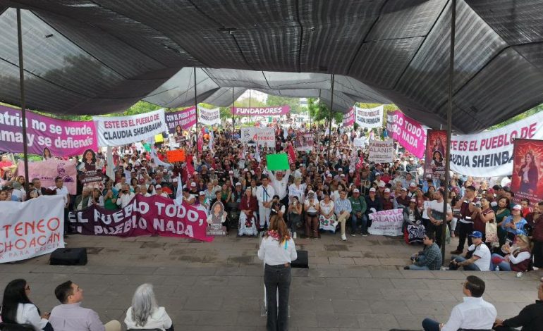 En Michoacán seguirá gobernando el pueblo con la Cuarta Transformación: Fabiola Alanís.