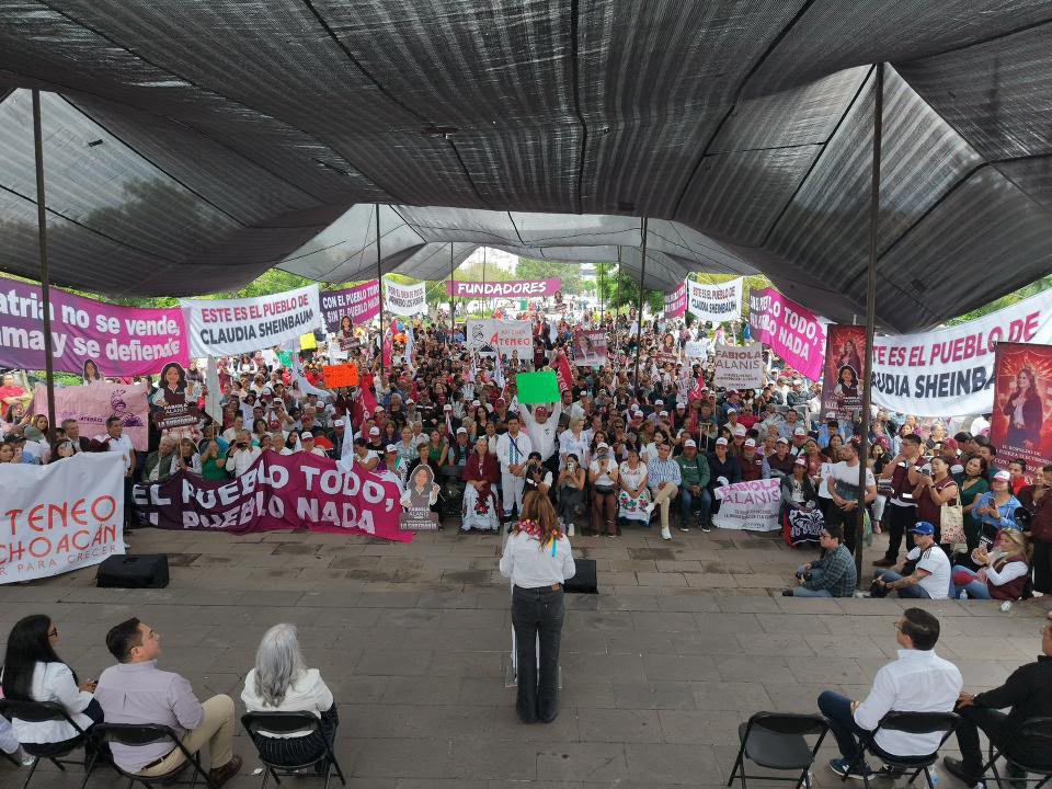 En Michoacán seguirá gobernando el pueblo con la Cuarta Transformación: Fabiola Alanís.