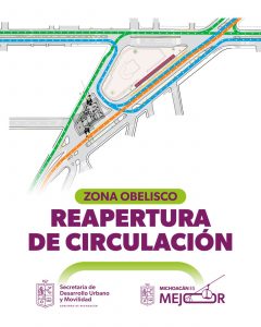 A partir del lunes 31 de agosto restablecerá la circulación habitual en la zona del Obelisco.
<br>