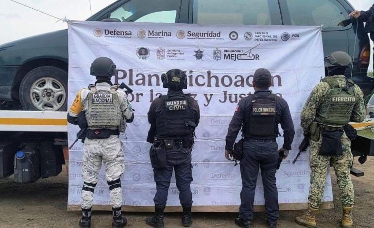 SSP libera a tres adolescentes privadas de la libertad y detiene a dos personas en Jacona.