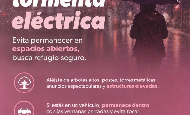 Segob llama a reforzar medidas de prevención ante lluvias.