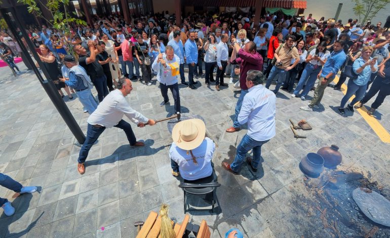 La rehabilitación de la Plaza de La Ranita fortalece convivencia, cultura e identidad en Uruapan.