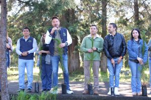 Reforestan los 93 planteles del Cecytem con más de 10 mil árboles