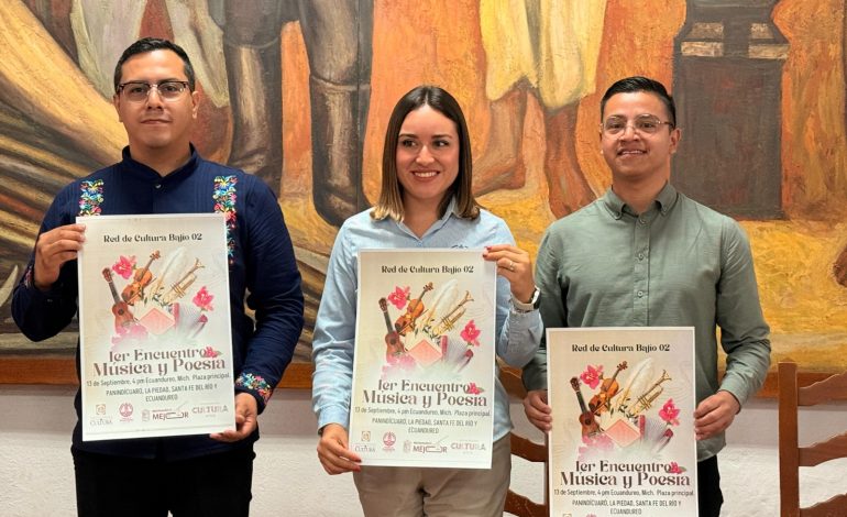 Respalda Secum encuentro de música y poesía con más de 50 creadores en la región Bajío