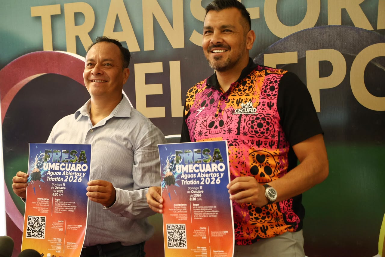 Reto de Aguas Abiertas y Triatlón Umécuaro 2026 reunirá a 300 atletas