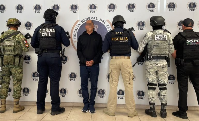 Cae en Morelia “El Señor de la T”, presunto líder criminal de región La Piedad