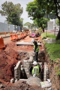 Con las obras del Morebús, se modernizan tuberías y alcantarillas en Morelia