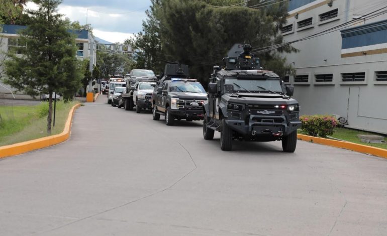 Aseguran ocho vehículos robados en Angamacutiro y Puruándiro, entre ellos dos blindados “monstruo”