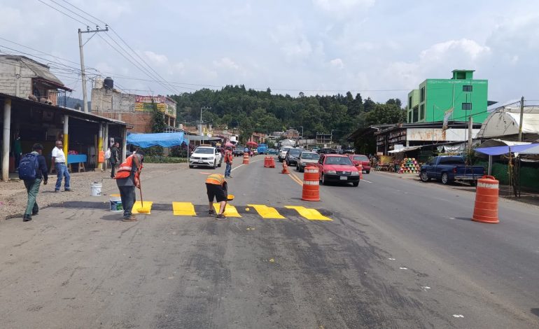 Gobierno de La Heroica instala reductores de velocidad para mejorar la seguridad vial en  carretera Zitácuaro–Morelia