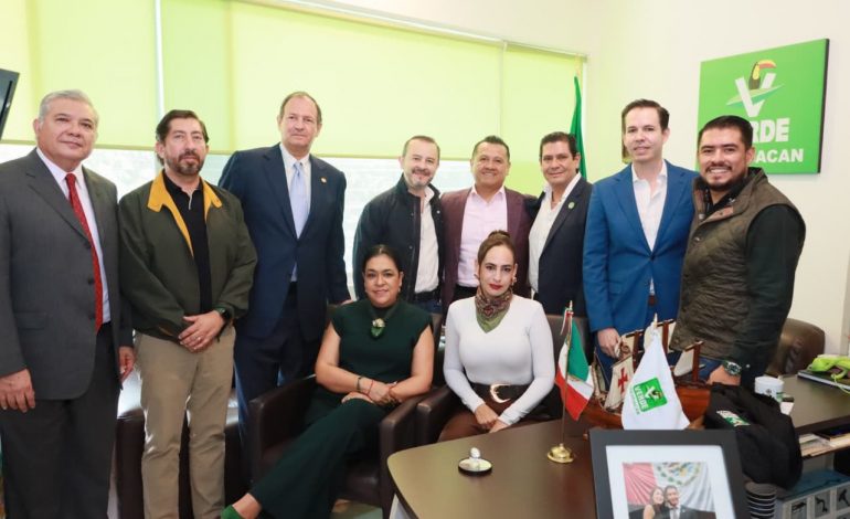 GPPVEM destaca unidad del Partido Verde para acompañar a Torres Piña