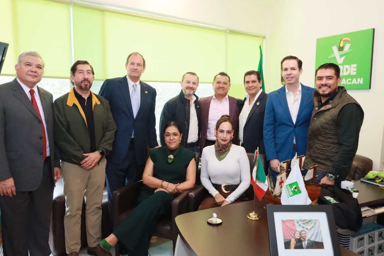 GPPVEM destaca unidad del Partido Verde para acompañar a Torres Piña