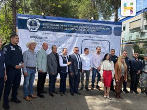 Jeovana Alcántar asistió a la inauguración del nuevo Módulo de Certificación Vehicular en Zitácuaro