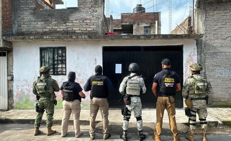 En cateo, FGE asegura inmueble y 390 dosis de narcótico; dos hombres fueron detenidos