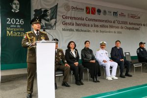 Gobierno de Morelia conmemora CLXXIX Aniversario de la Gesta heroica de los Niños Héroes