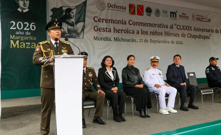 Gobierno de Morelia conmemora CLXXIX Aniversario de la Gesta heroica de los Niños Héroes