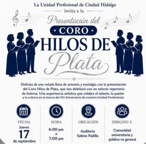El grupo coral «Hilos de Plata» se presentará en el aniversario de la Unidad Profesional