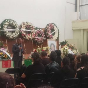En el Museo Tlaximaloyan… Rinden homenaje de cuerpo presente a Joss Morales
