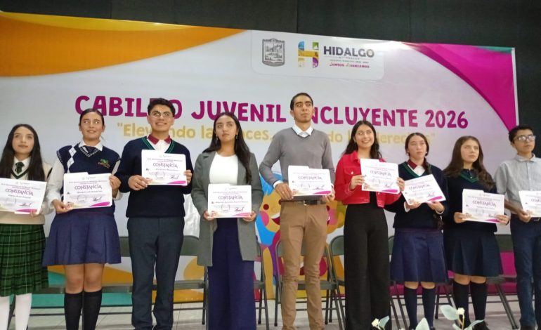 Estudiantes del Cecytem asumen regidurías en el Cabildo Juvenil 2026 de Hidalgo