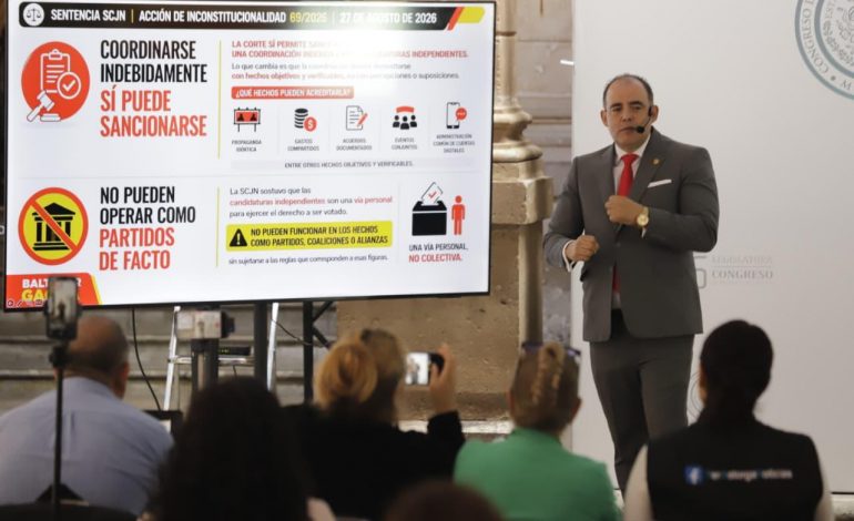 Detalla diputado Baltazar Gaona el aval de la SCJN a la Reforma Electoral aprobada por el Congreso del Michoacán