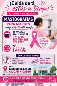 En el Centro de Salud se realizará mastografías