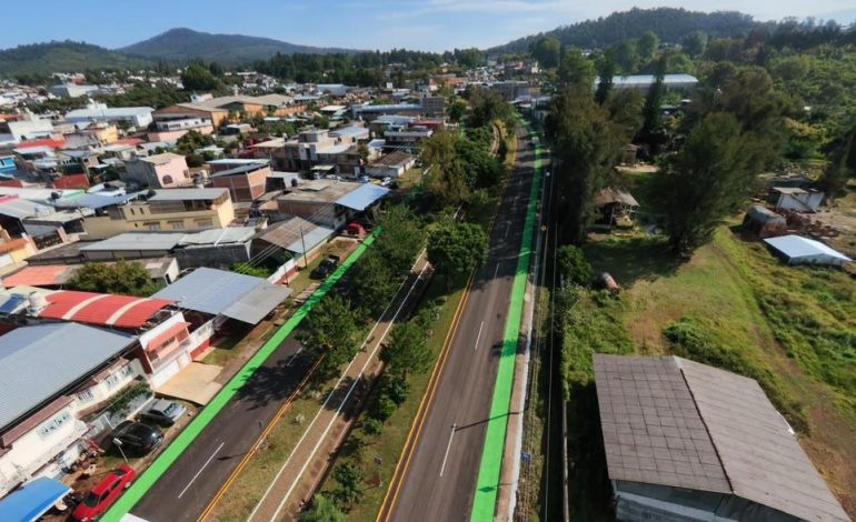 Transforman movilidad en Ario de Rosales con rehabilitación de la Av. Francisco J. Mújica