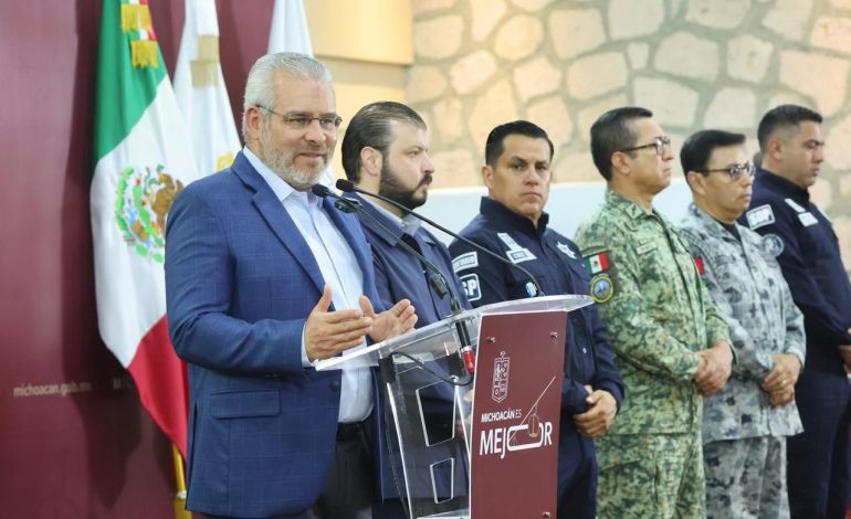 Agosto de 2026, el mes con menos homicidios en Michoacán en 11 años