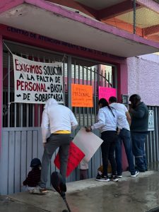 Familias del CAI No. 3 de Cd. Hidalgo piden intervención de Claudia Sheinbaum ante falta de personal.