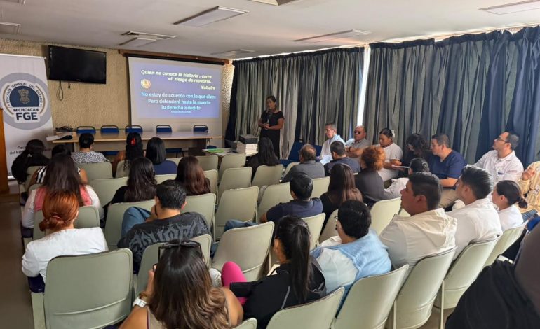 Capacita FGE a personal médico del ISSSTE en prevención y atención de la violencia de género