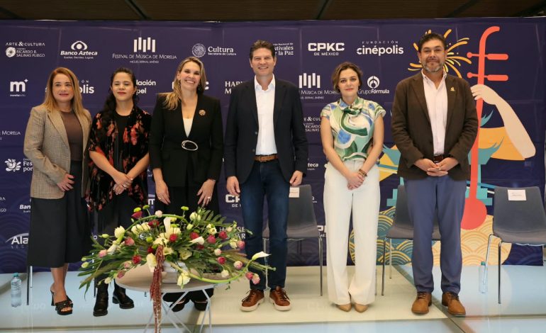 Anuncia Alfonso Martínez programa del 38 Festival Internacional de Música de Morelia