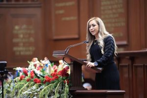 Grecia Aguilar llama a dejar atrás los pendientes y convertir el tercer año legislativo en el año de los resultados