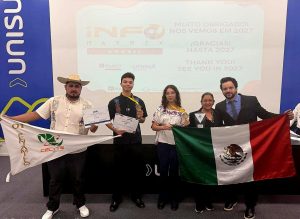 Estudiantes del Cecytem Penjamillo ganan medalla de oro en Infomatrix Brasil 2026