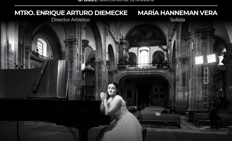 Osidem ofrecerá concierto con la pianista María Hanneman en el Ocampo